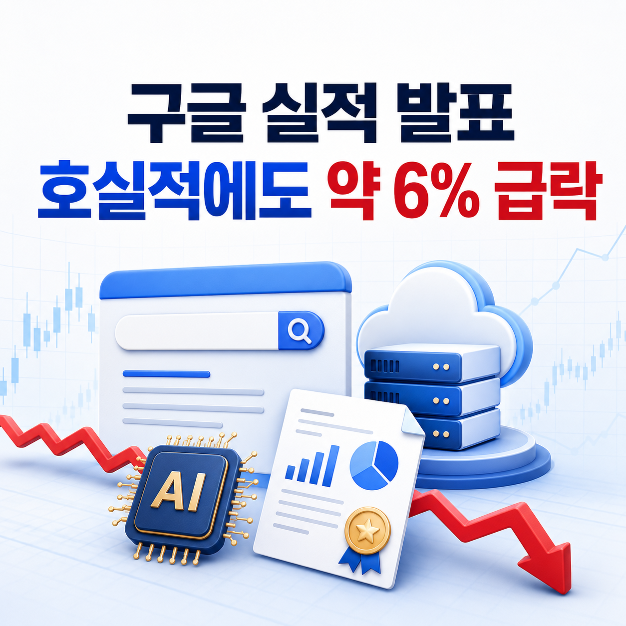 구글 주가 전망｜호실적에도 6% 급락한 이유