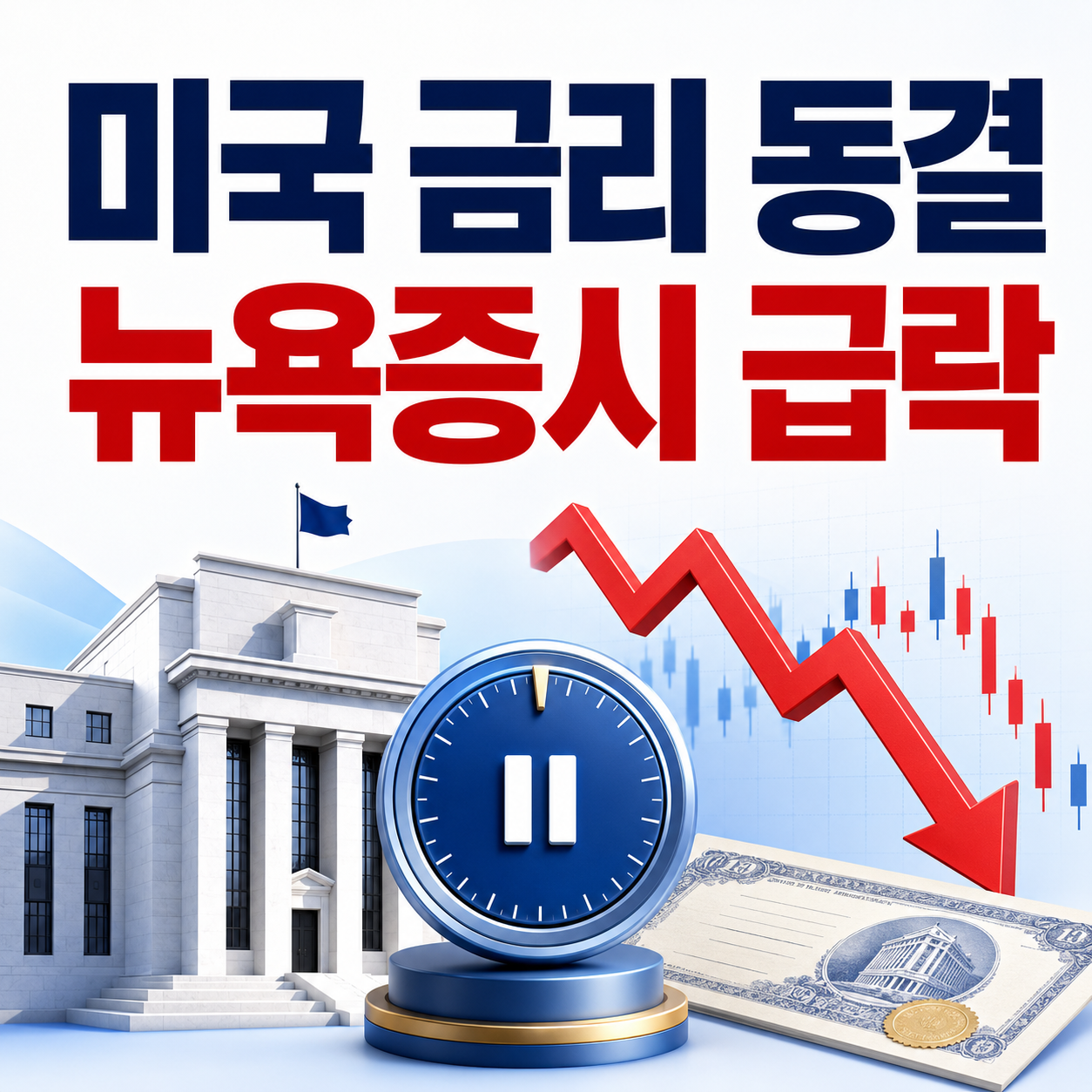 미국 기준금리 동결